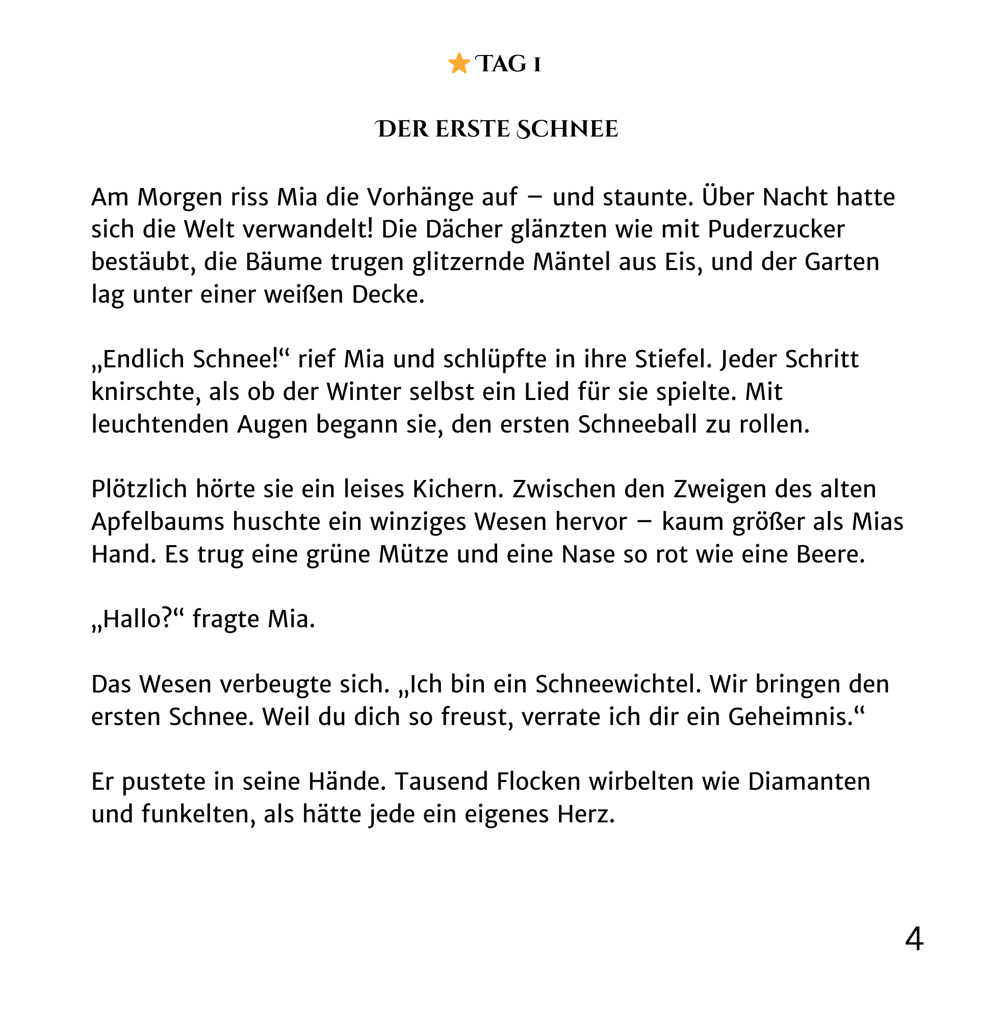 24 Tage Weihnachtszauber - Geschichten & Malspaß im Advent