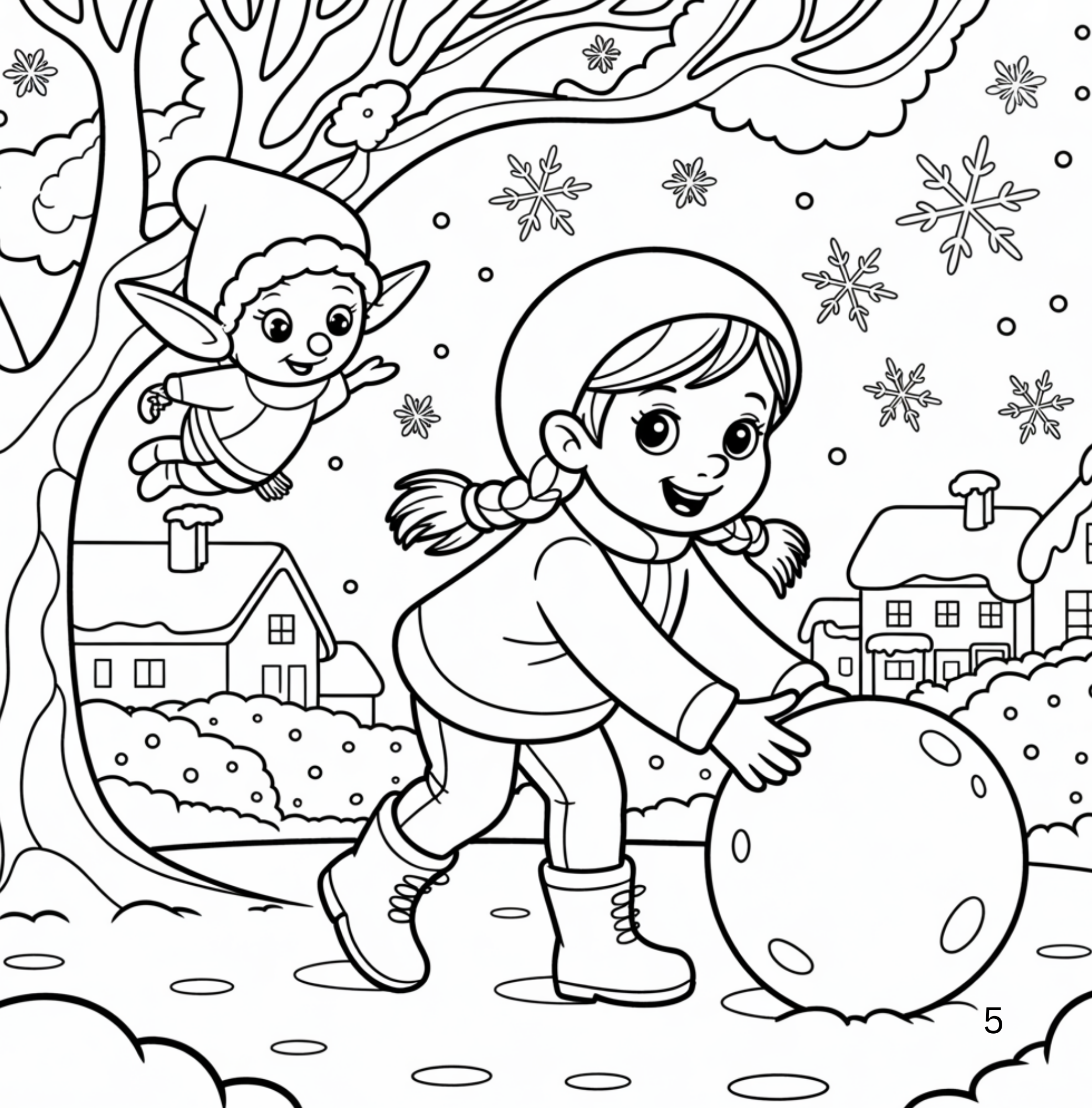 24 Tage Weihnachtszauber - Geschichten & Malspaß im Advent